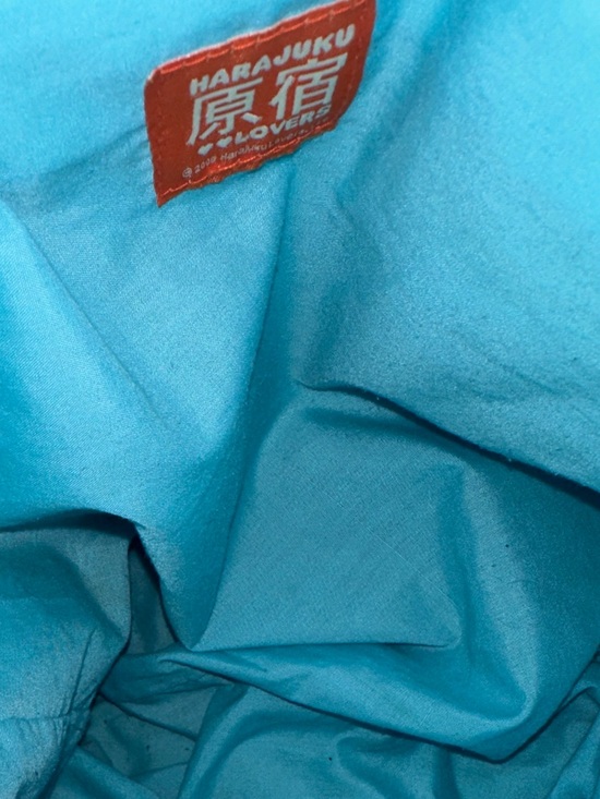 Vintage Harajuku Lovers Orange County Girl Canvas Tote Bag Y2K Kawaii - Picture 3 of 5